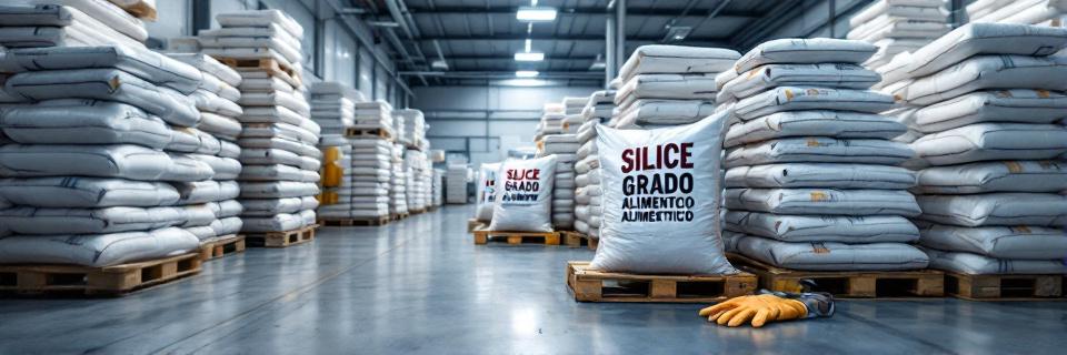 Silice grado alimenticio