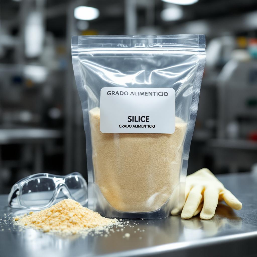 Silice grado alimenticio