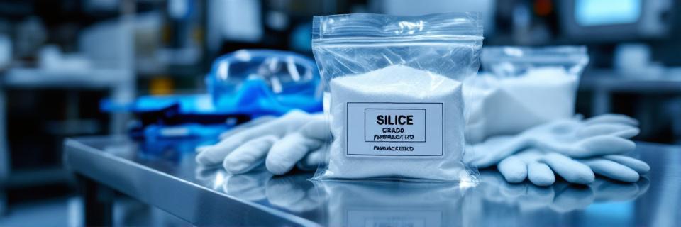Silice grado farmaceutico